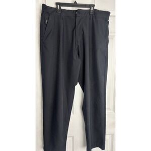 Marc New York Andrew Marc Men's 34x27 Black Commuter Pants 4 Way Stretch Tech